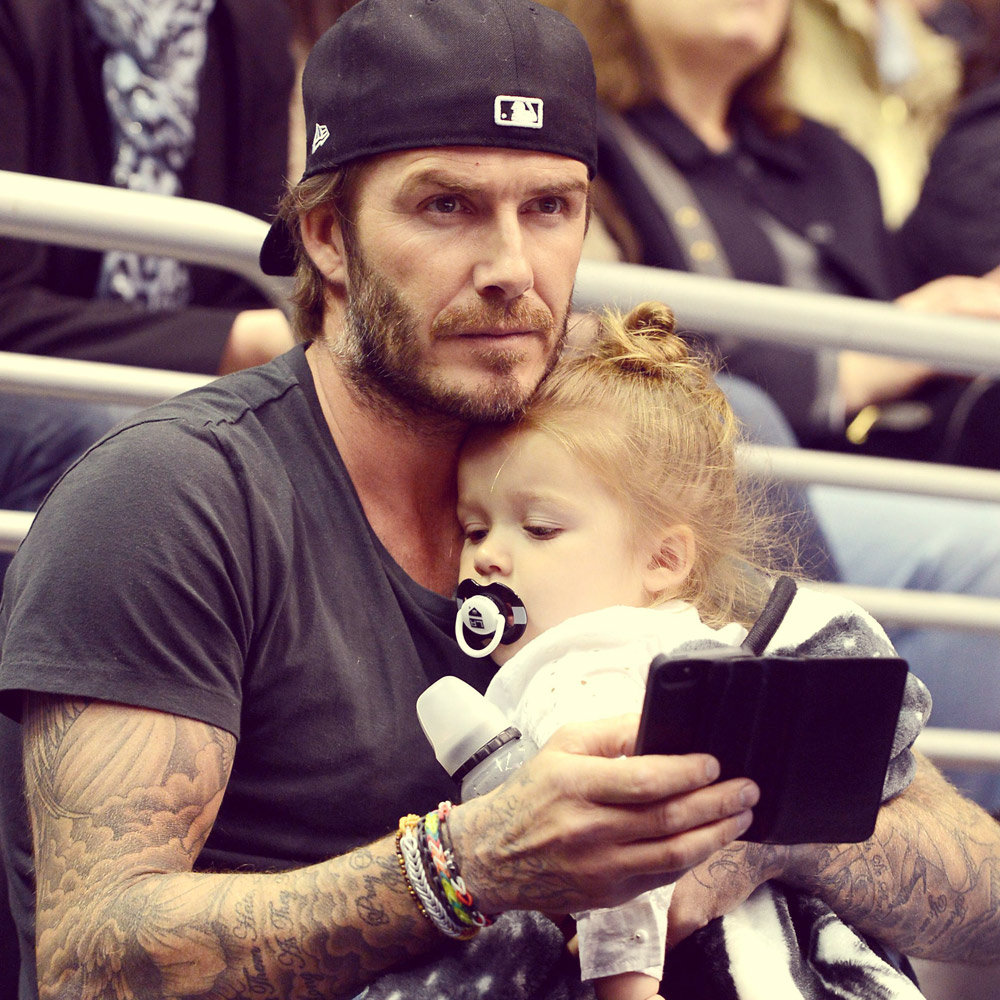 David Beckham And Harper thumb