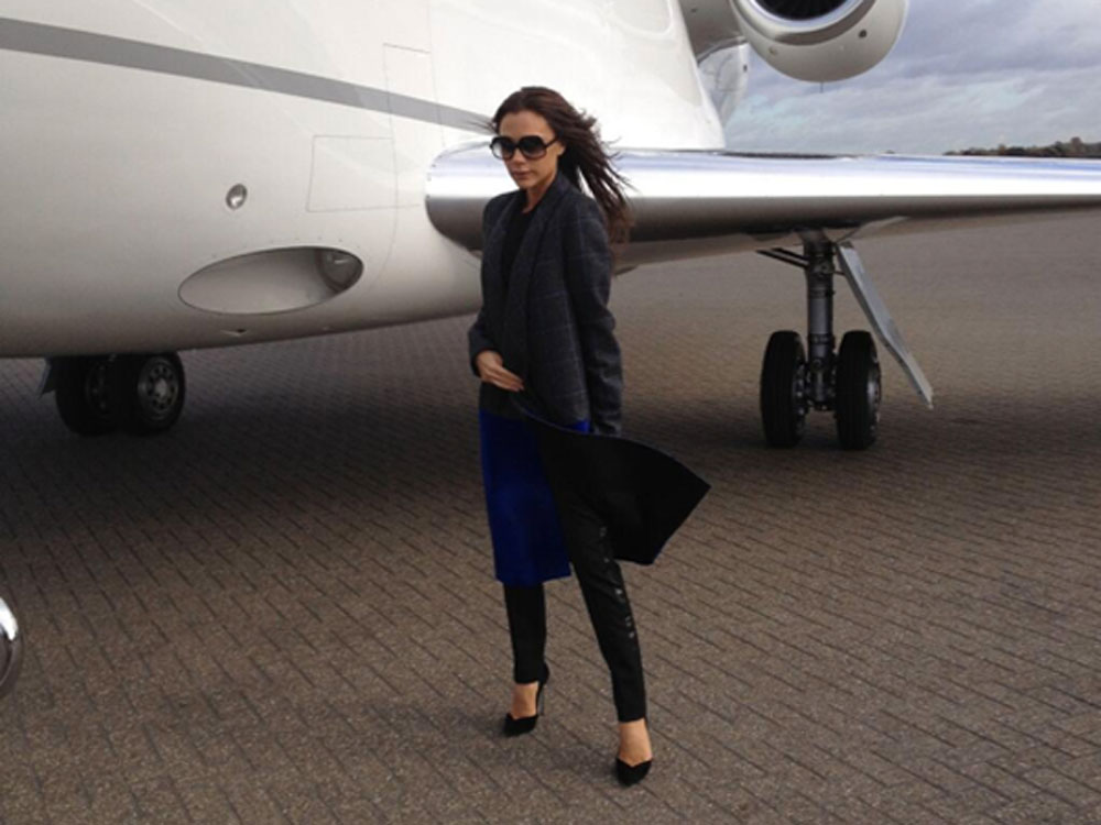 Victoria Beckham's Catwalk Show Reaches New Heights (In The Sky)