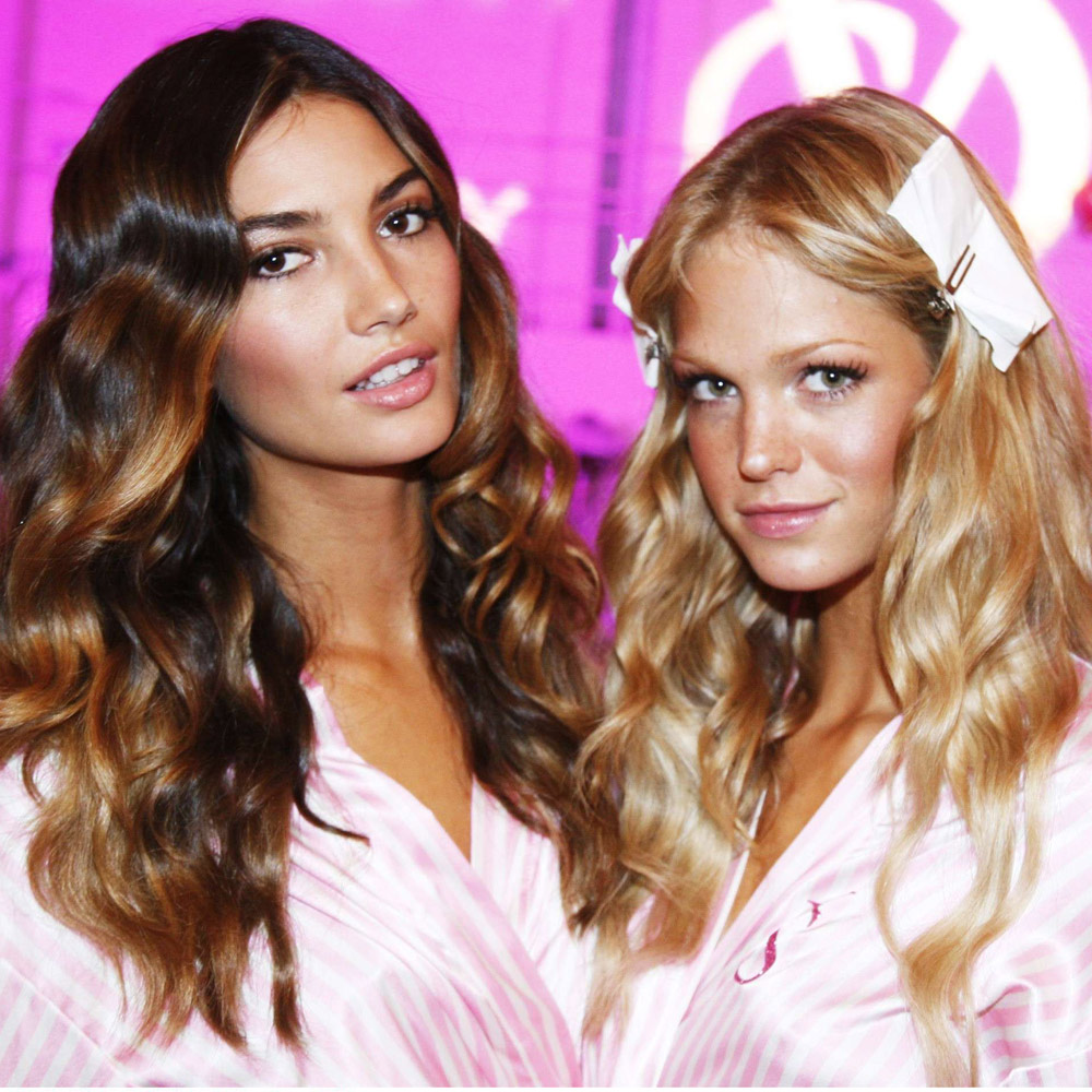 Hair colours from the Victoria's Secret show, 2010