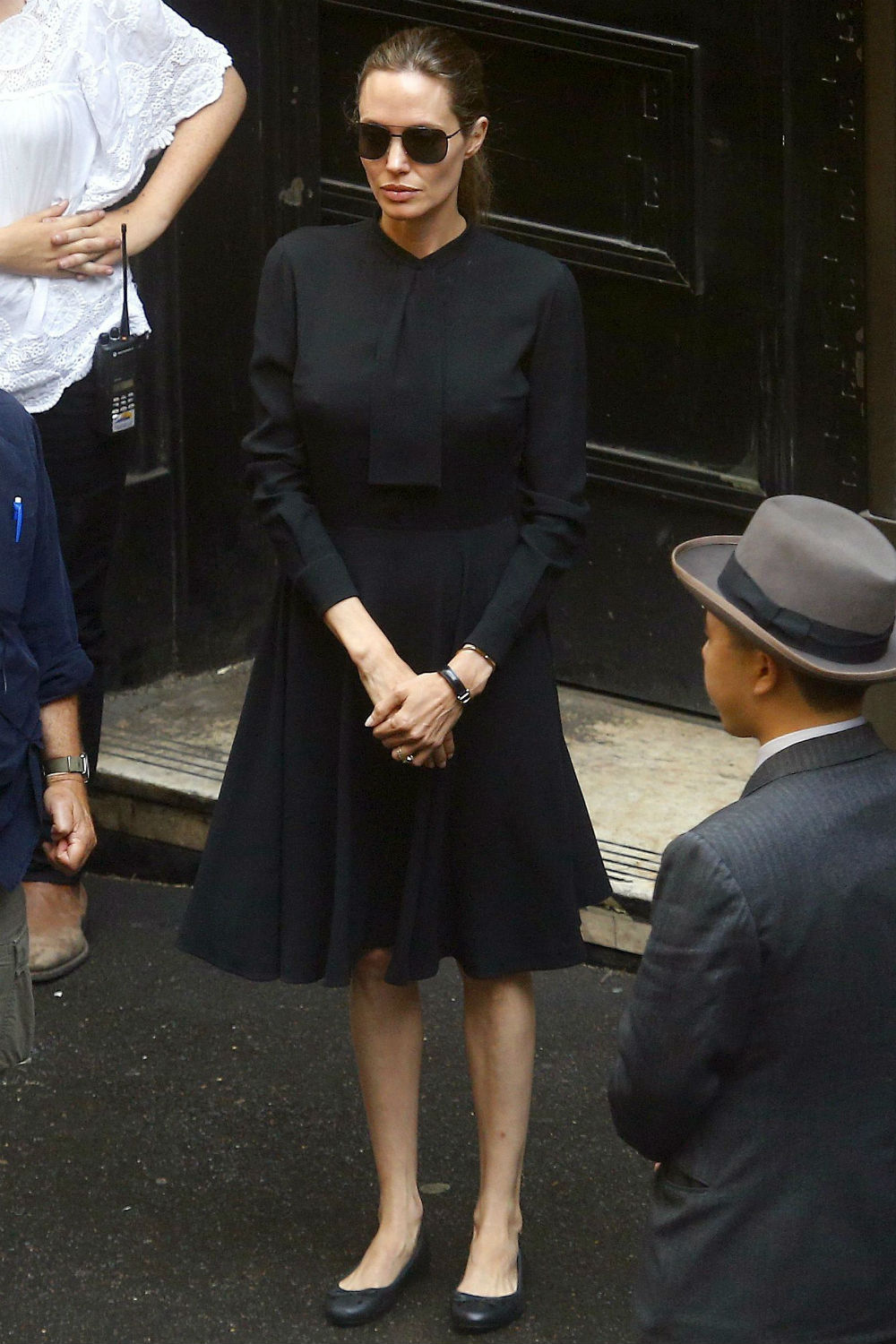 Angelina Jolie cuts a powerful figure on set for Unbroken Angelina Jolie cuts a powerful figure on set for Unbroken