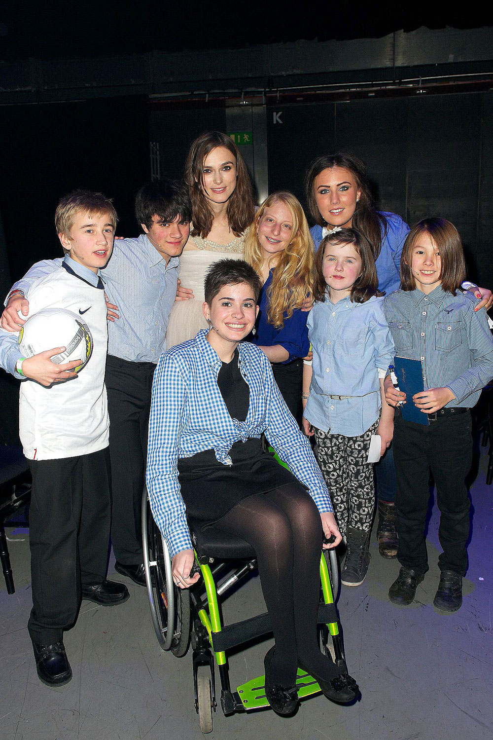 Keira Knightley meets children at the SeriousFun event Keira Knightley meets children at the SeriousFun event