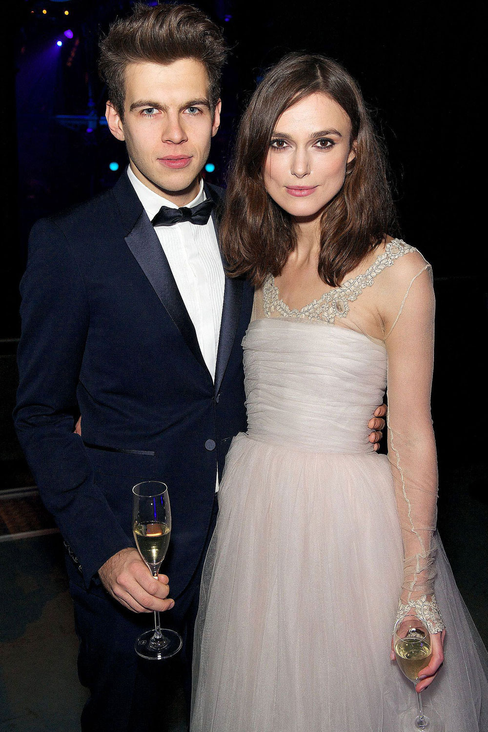 Keira Knightley and James Righton on the red carpet Keira Knightley and James Righton on the red carpet