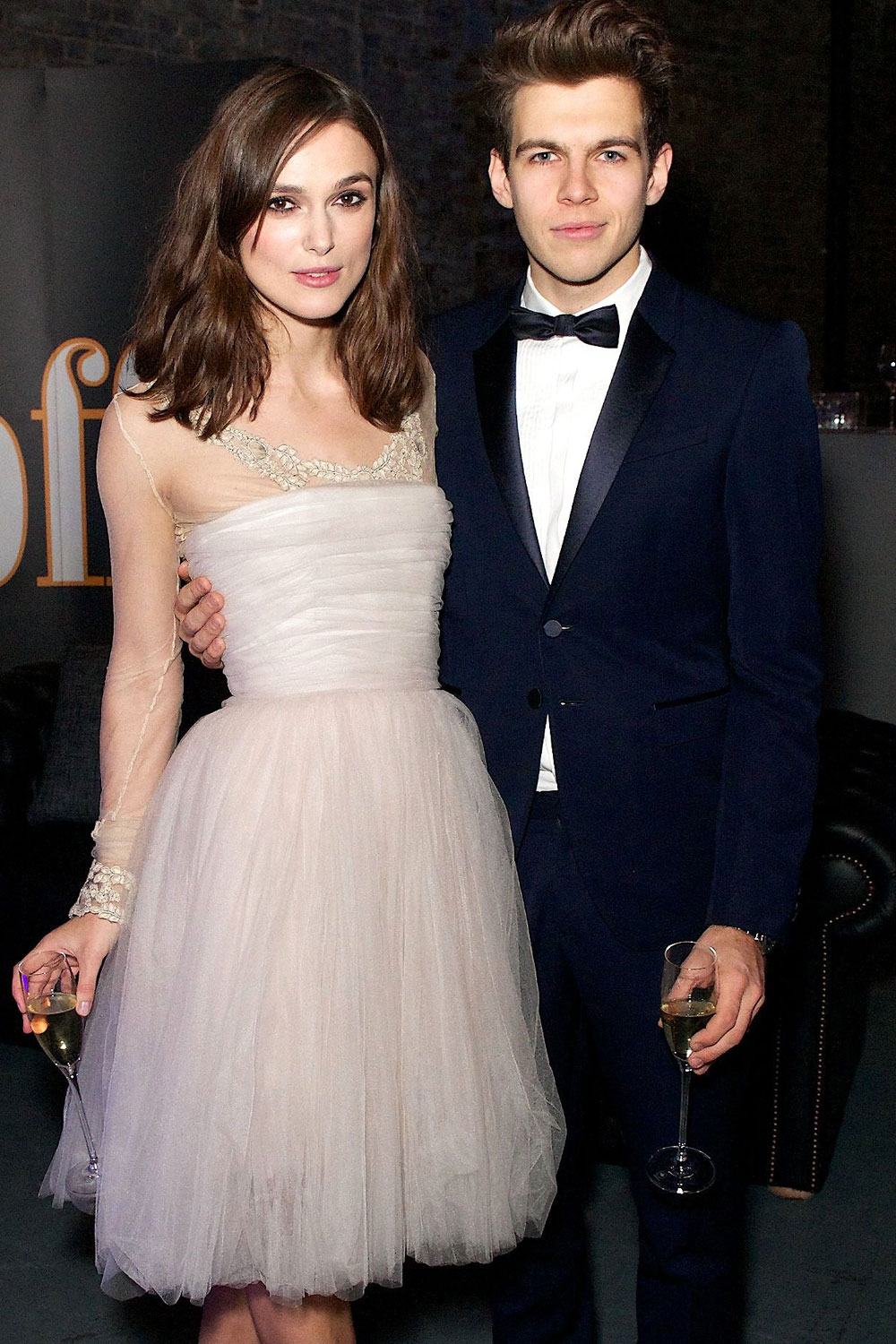 Keira Knightley and James Righton on the red carpet Keira Knightley and James Righton on the red carpet