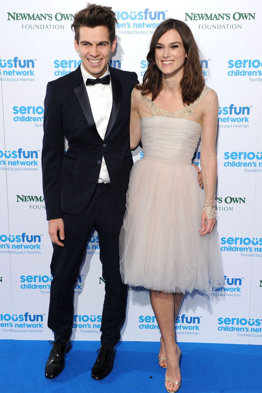 Keira Knightley and James Righton on the red carpet Keira Knightley and James Righton on the red carpet