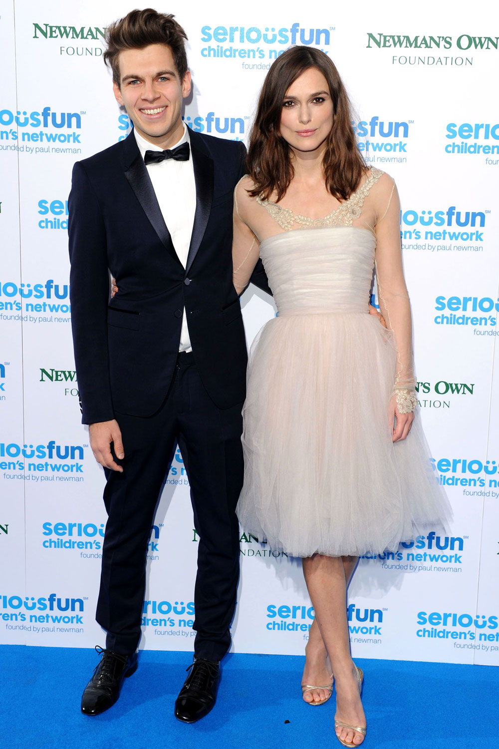 Keira Knightley and James Righton on the red carpet Keira Knightley and James Righton on the red carpet
