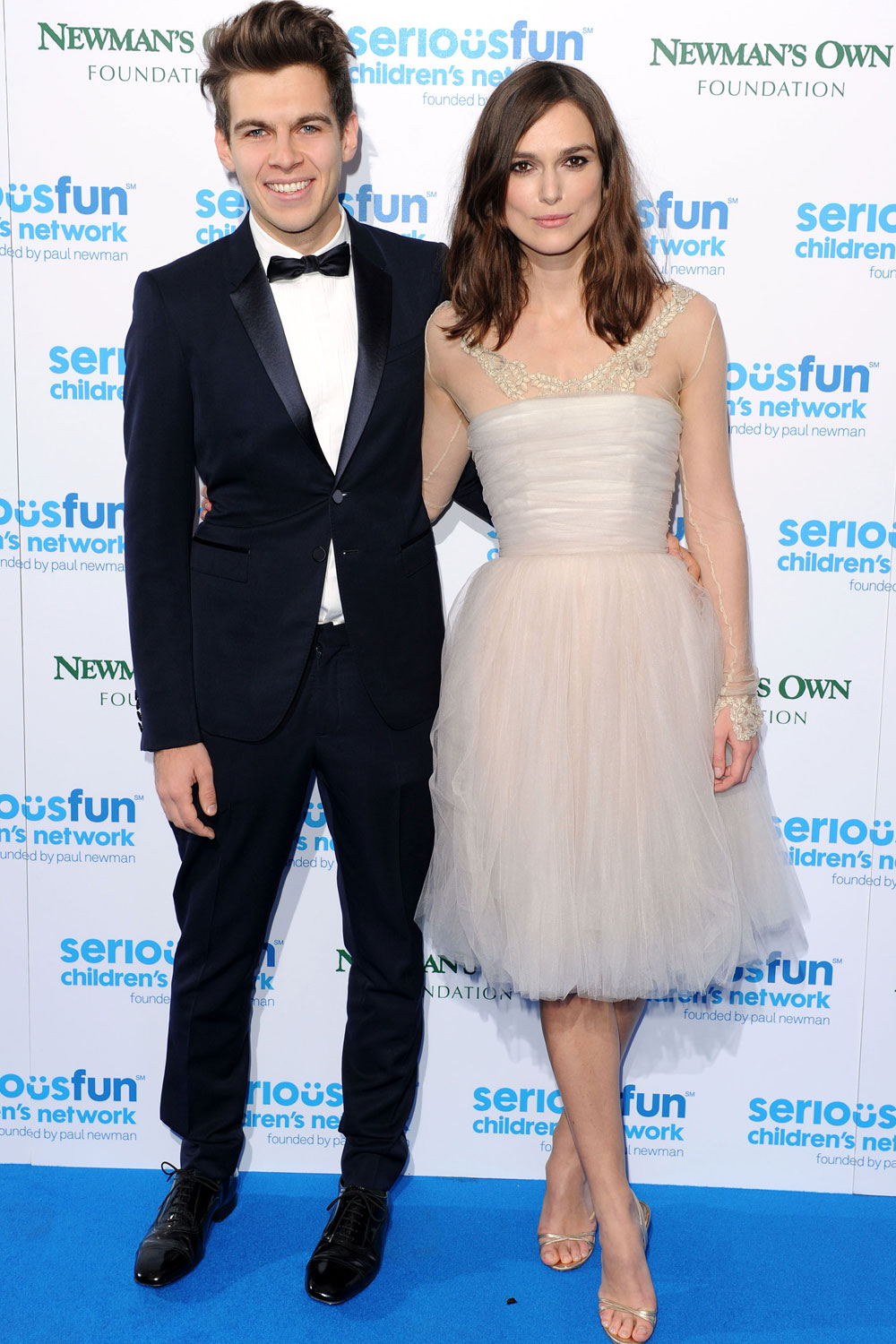 Keira Knightley and James Righton on the red carpet Keira Knightley and James Righton on the red carpet