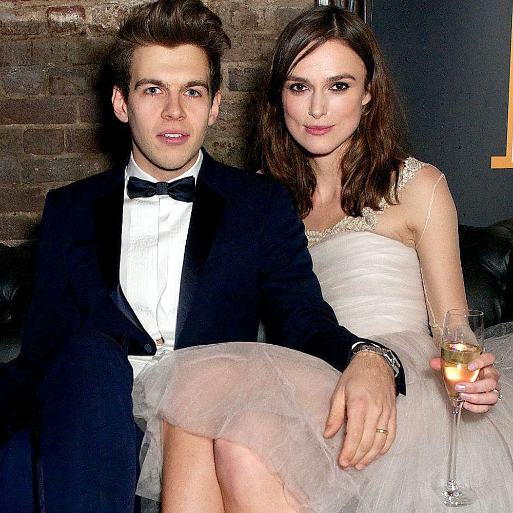 Keira Knightley and James Righton on the red carpet