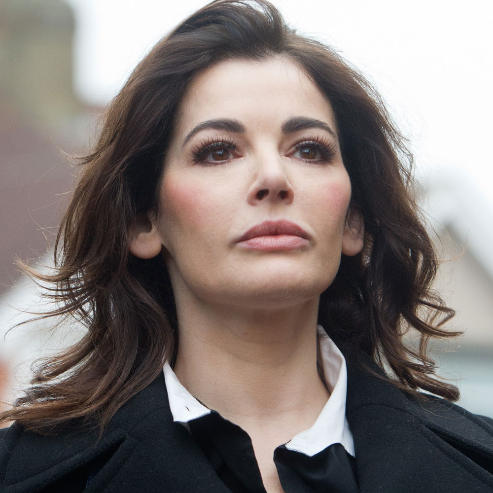 Nigella Lawson arrives in court for fraud trial