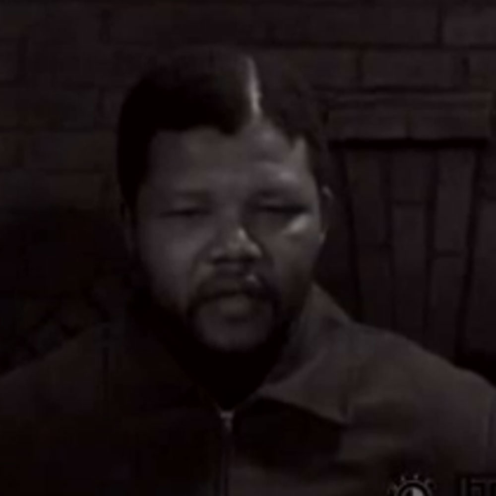 Nelson Mandela first interview