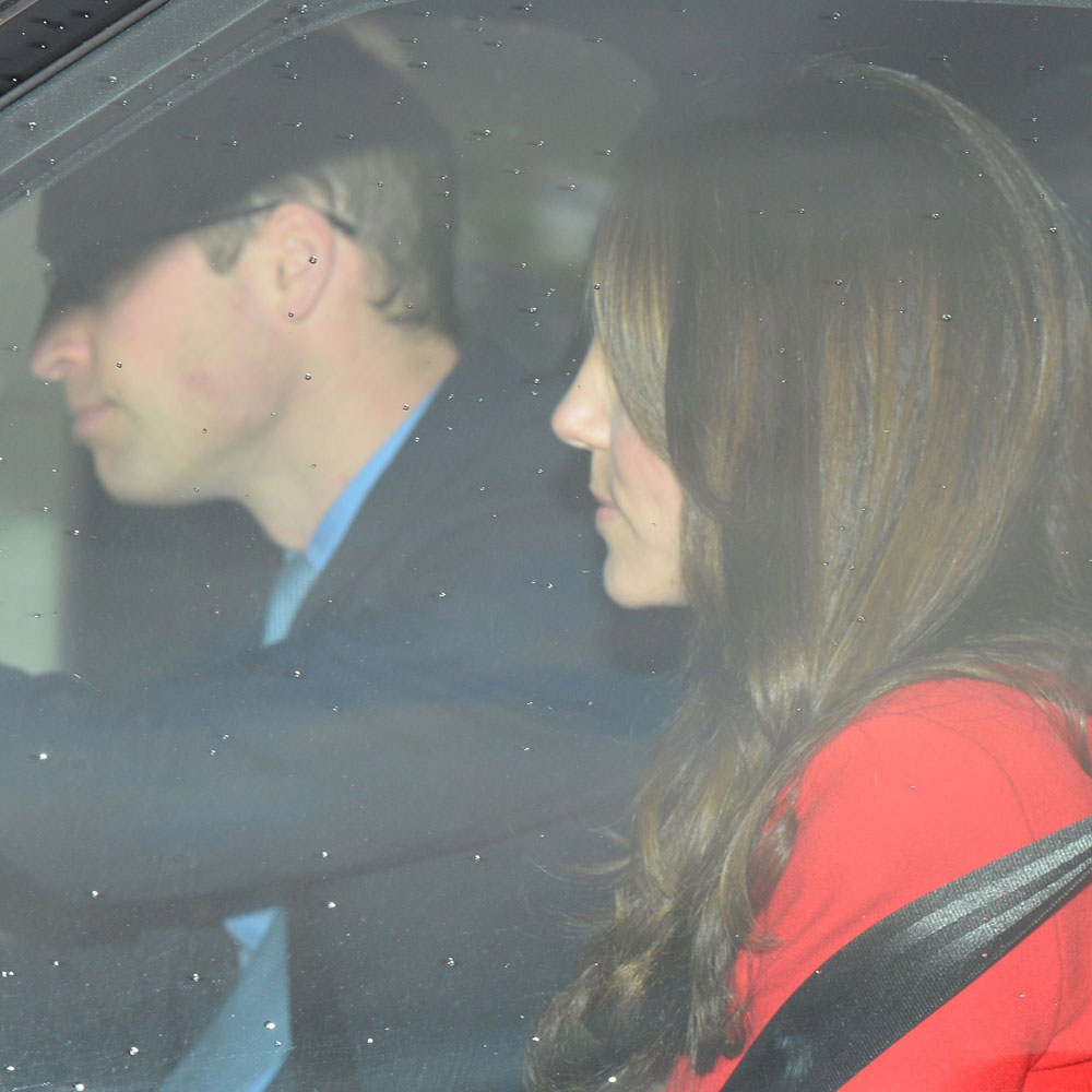 Kate Middleton and Prince William arrive at Buckingham Palace
