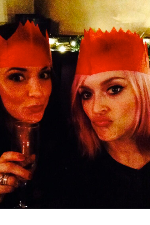 Fearne Cotton in a Christmas hat Fearne Cotton in a Christmas hat