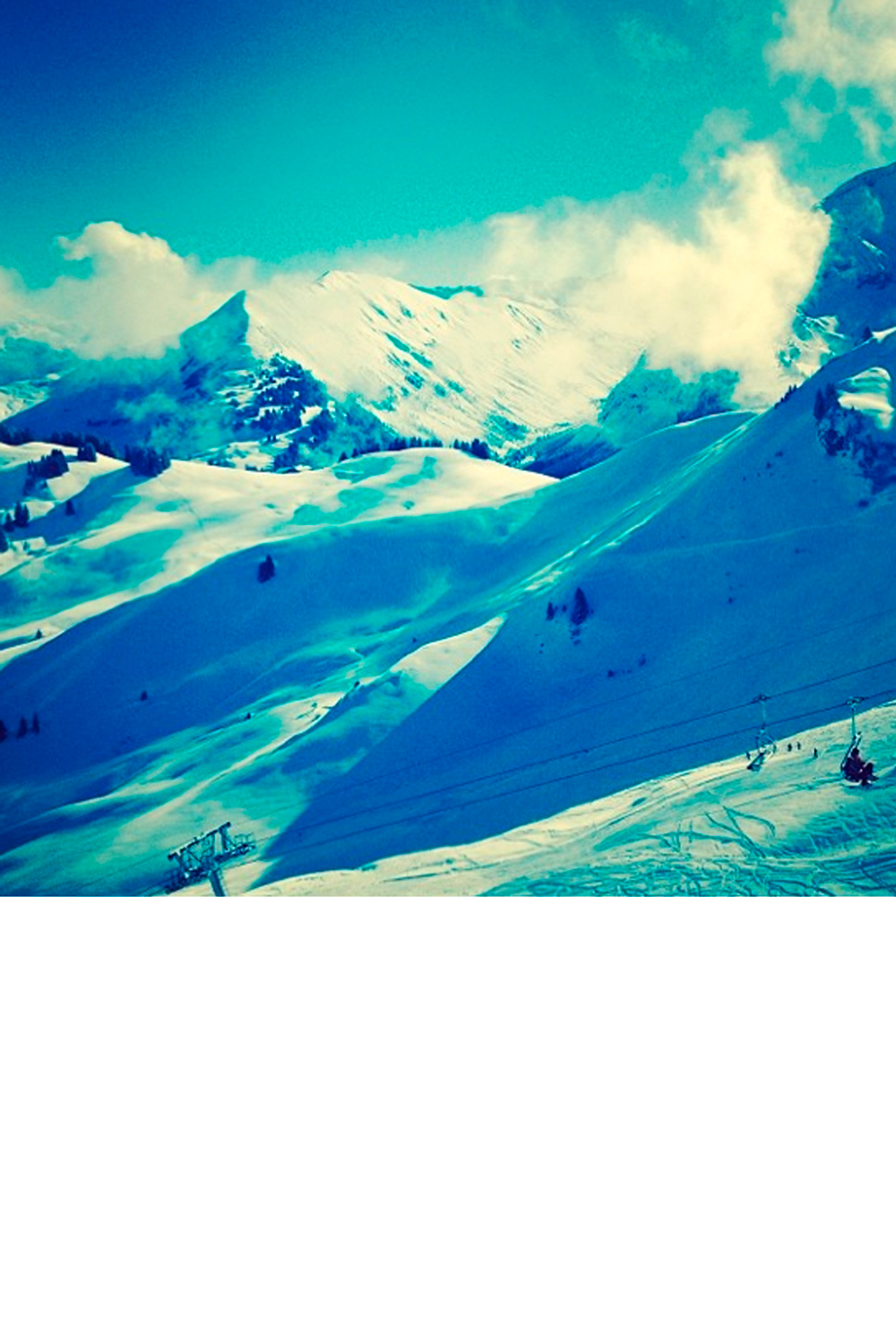 Madonna on a ski holiday Madonna on a ski holiday