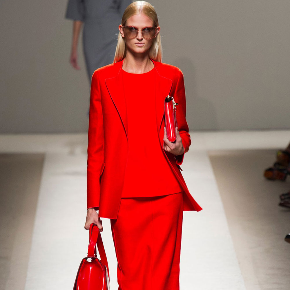 maxmara all red catwalk