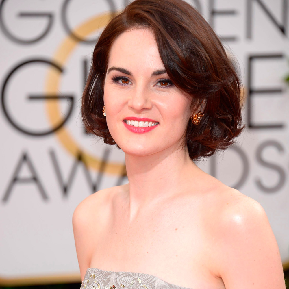 Michelle Dockery at the Golden Globes 2014