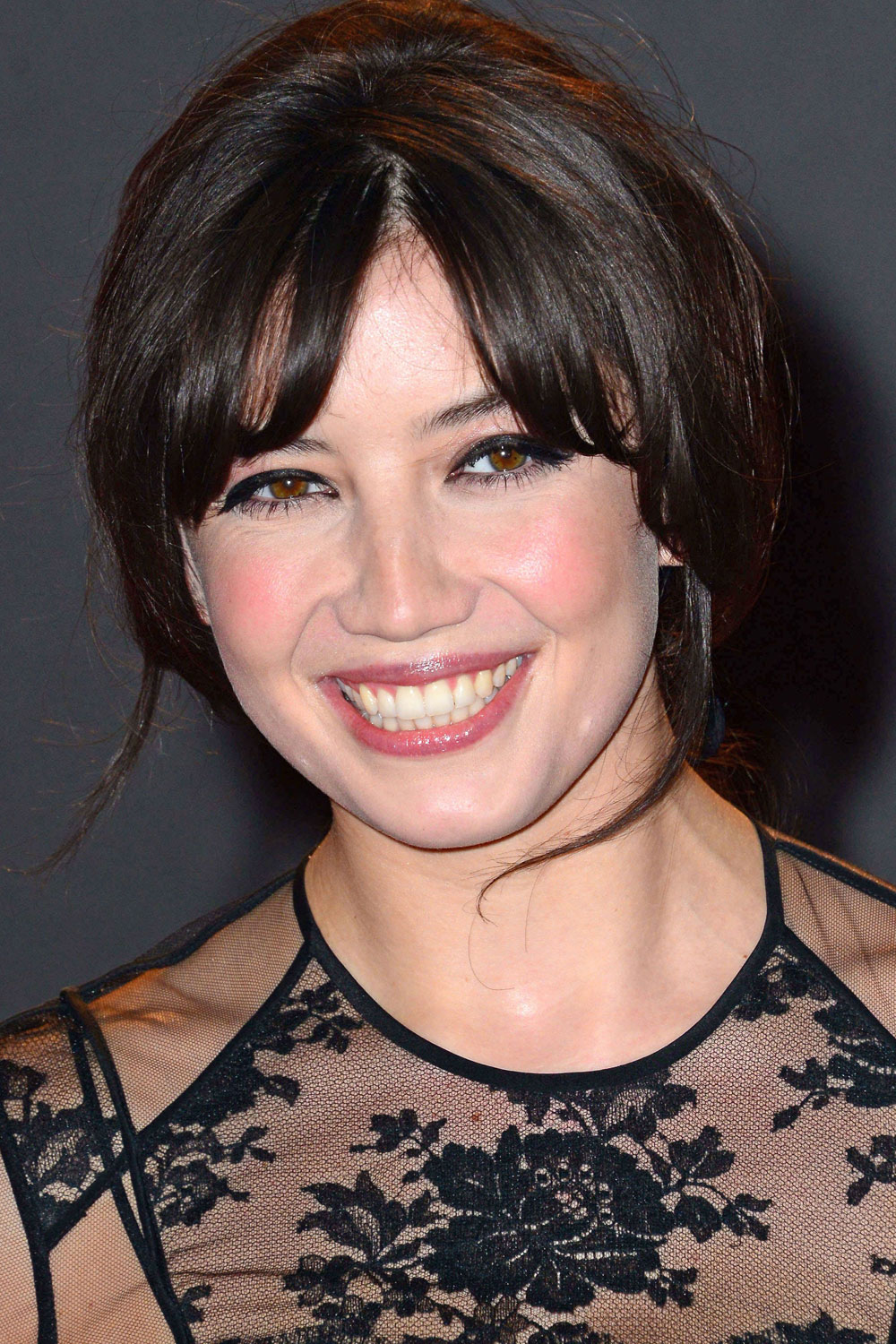 Daisy Lowe's fringe Daisy Lowe's fringe