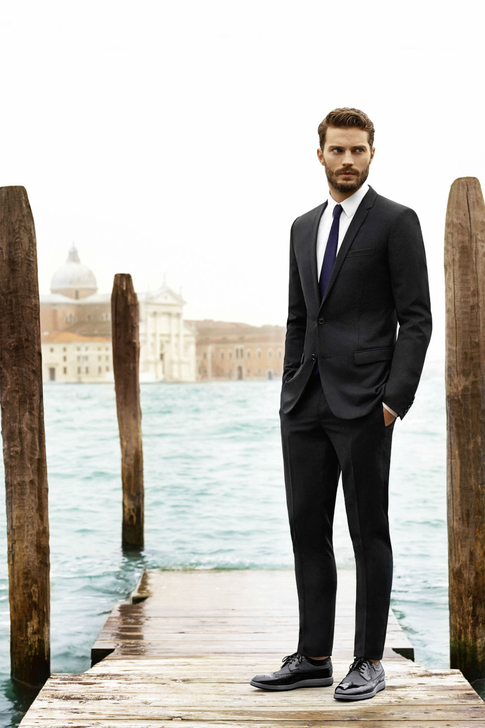 Fifty Shades of Grey"s Jamie Dornan suits up for Hogan SS14 Fifty Shades of Grey"s Jamie Dornan suits up for Hogan SS14
