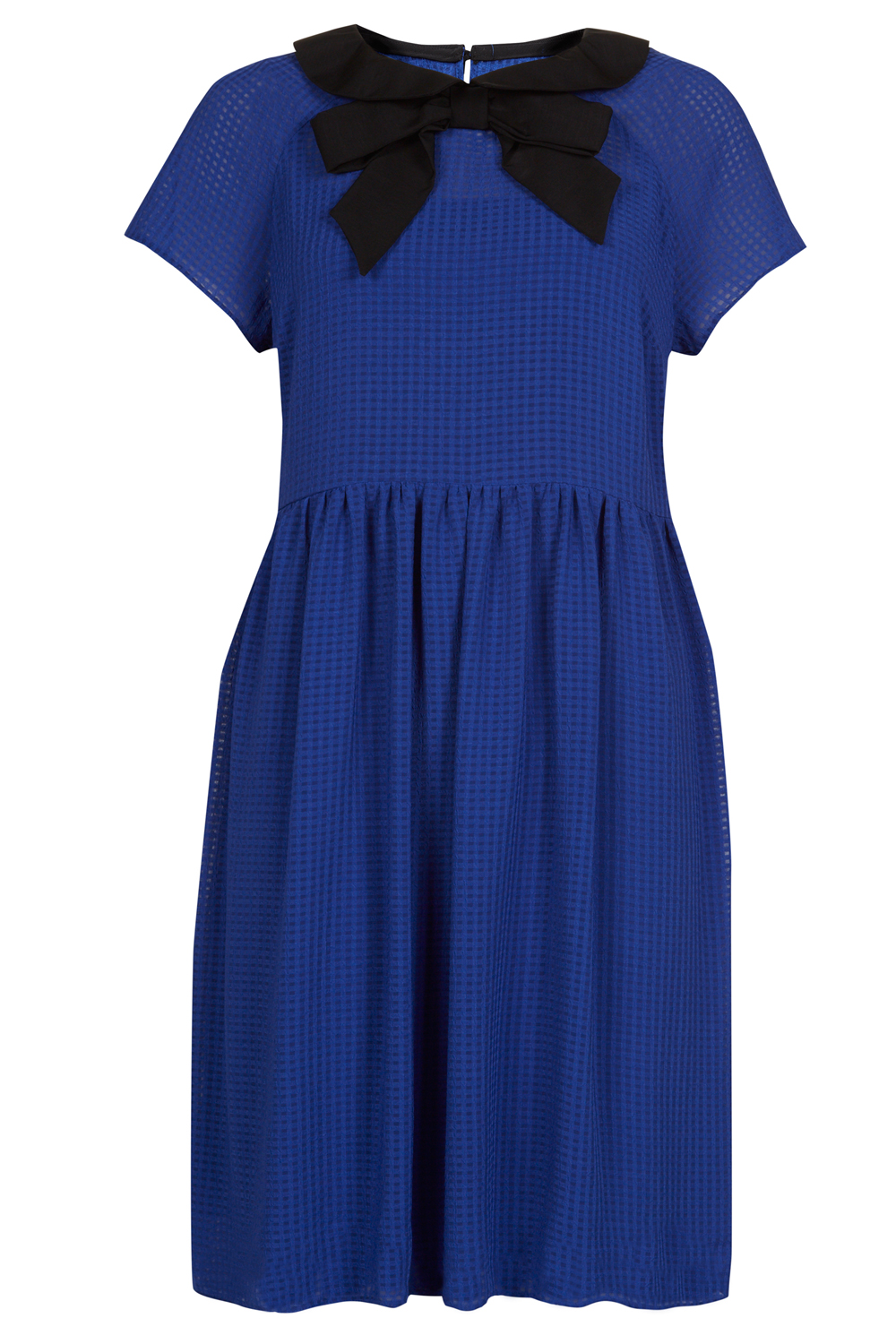 Primark Black Bow Check Smock Dress Primark Black Bow Check Smock Dress