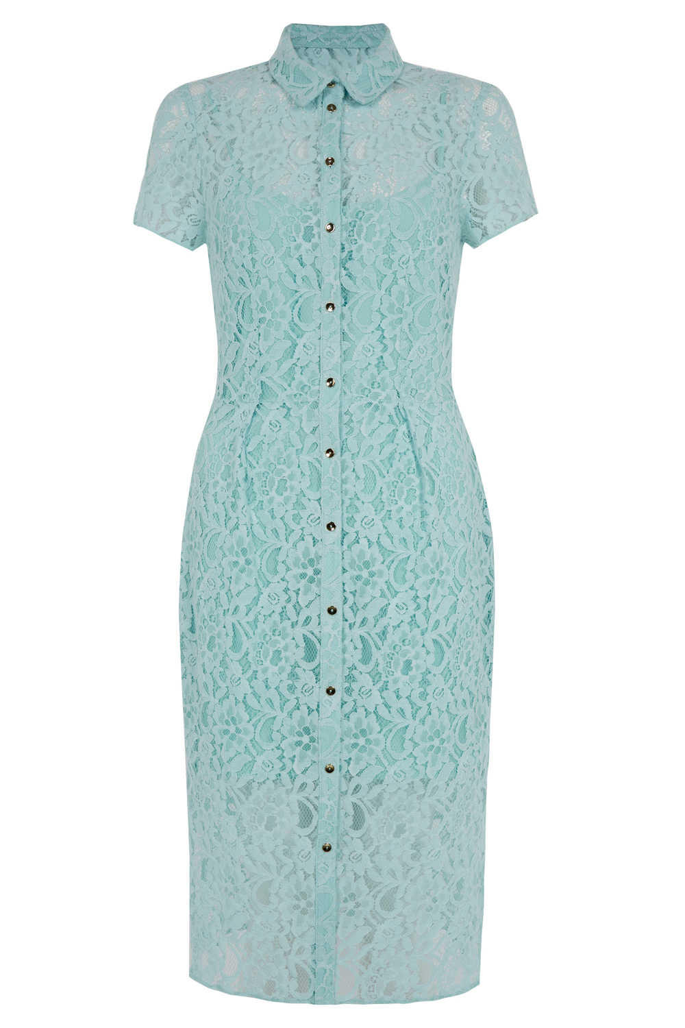 Primark Button Down Lace Midi Shirt Dress Primark Button Down Lace Midi Shirt Dress