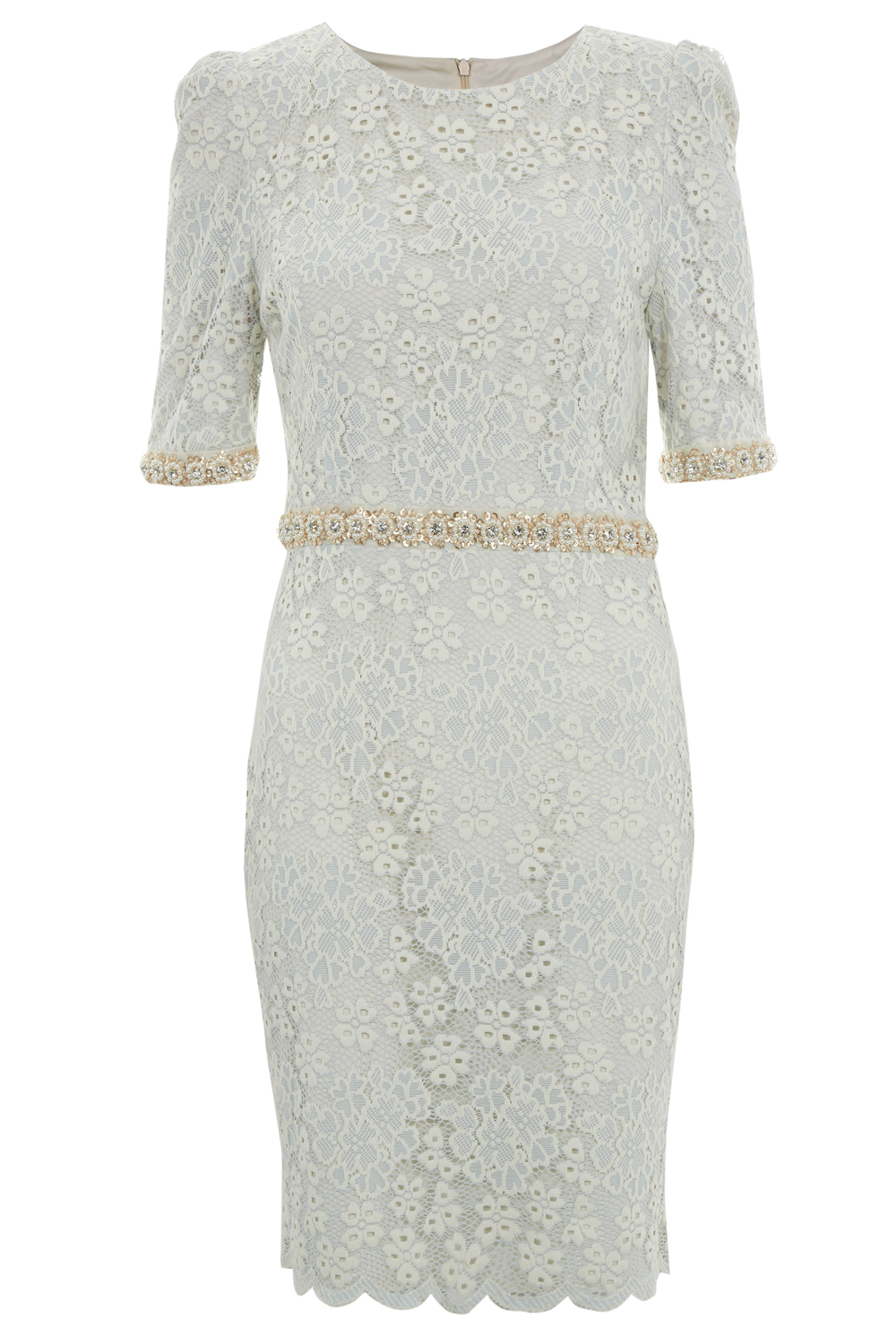 Primark Embellished Waist Lace Dress Primark Embellished Waist Lace Dress
