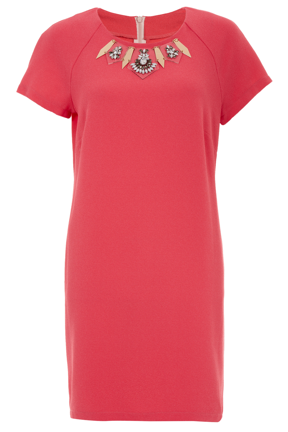 Primark Perspex Necklace Crepe Dress Primark Perspex Necklace Crepe Dress
