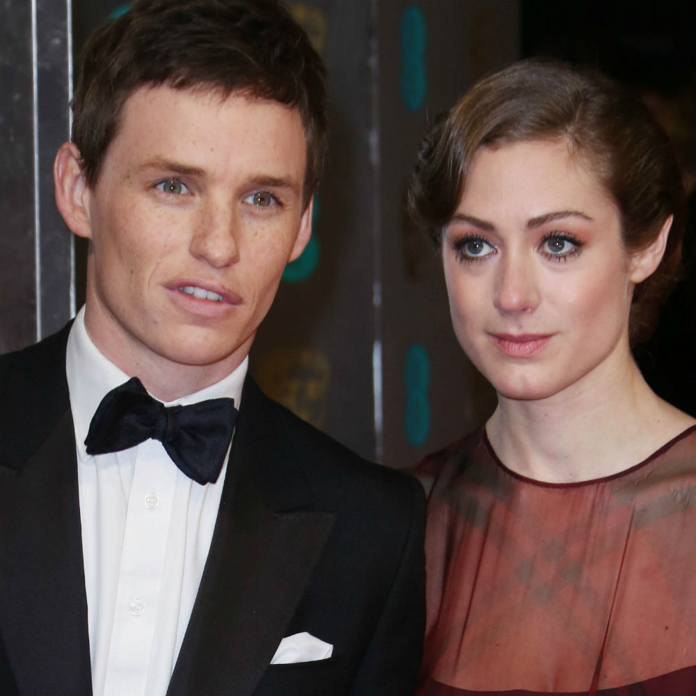 Eddie Redmayne and girlfriend Hannah Bagshawe at the BAFTAs 2014.