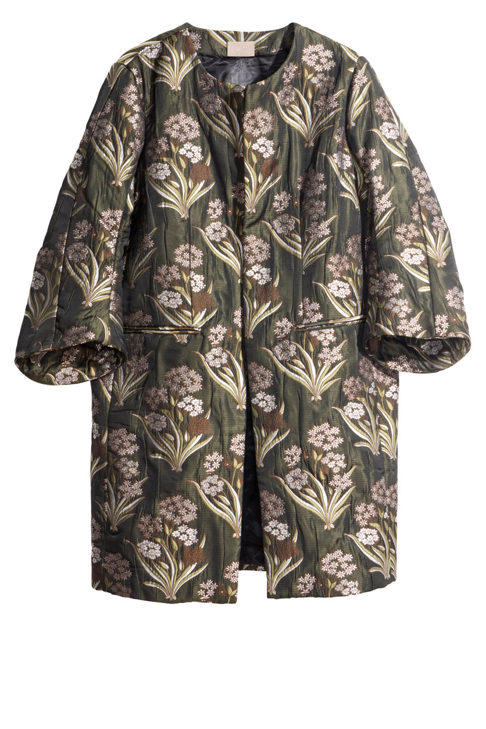H&M Jacquard-Weave Coat H&M Jacquard-Weave Coat