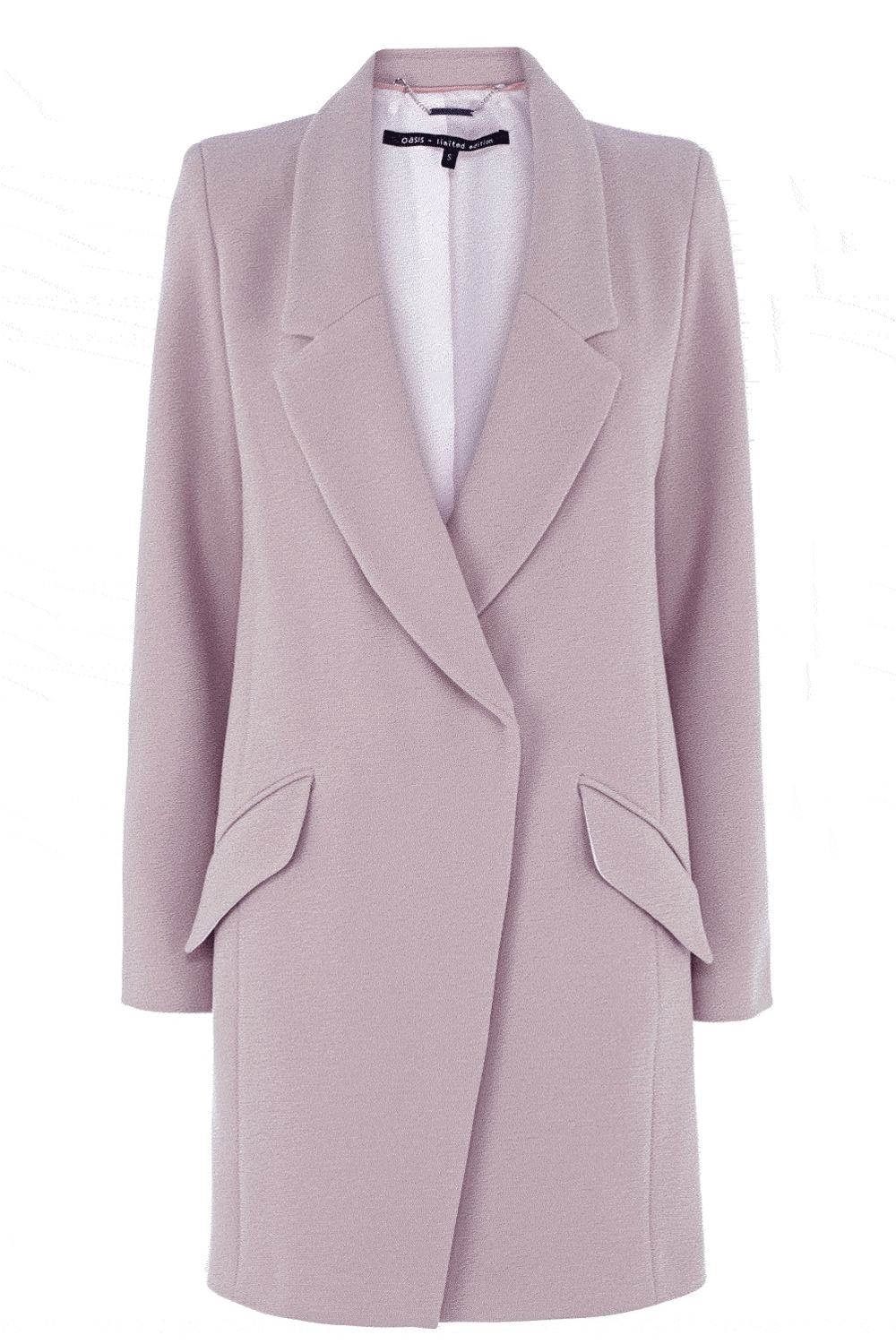 Oasis Pastel Pink Car Coat Oasis Pastel Pink Car Coat