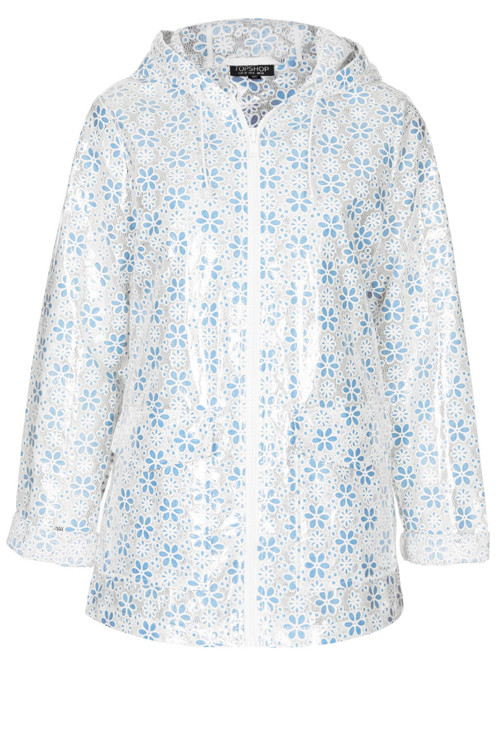 Topshop Daisy Lace Plastic Mac Topshop Daisy Lace Plastic Mac