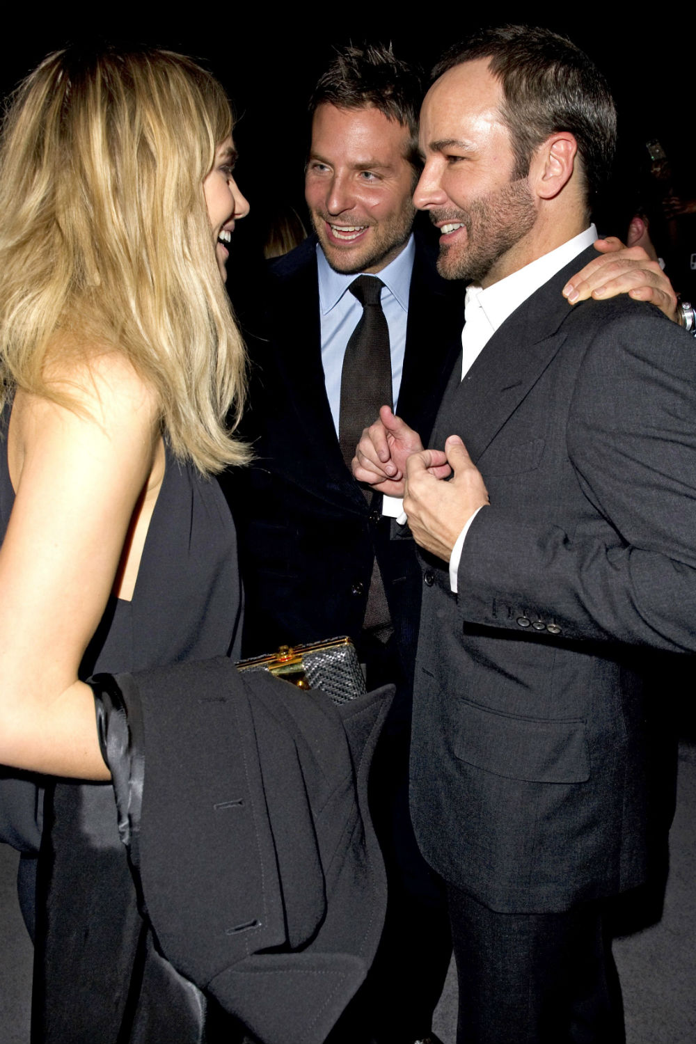 Bradley Cooper and Suki Waterhouse at Tom Ford. Bradley Cooper and Suki Waterhouse at Tom Ford.