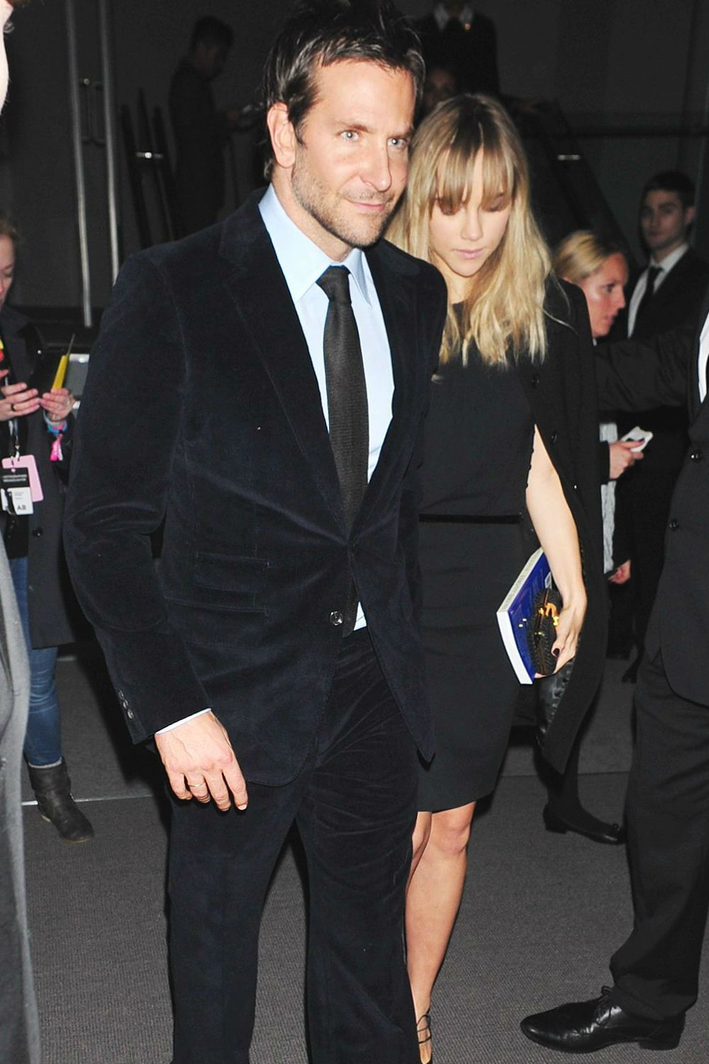 Bradley Cooper and Suki Waterhouse at Tom Ford. Bradley Cooper and Suki Waterhouse at Tom Ford.