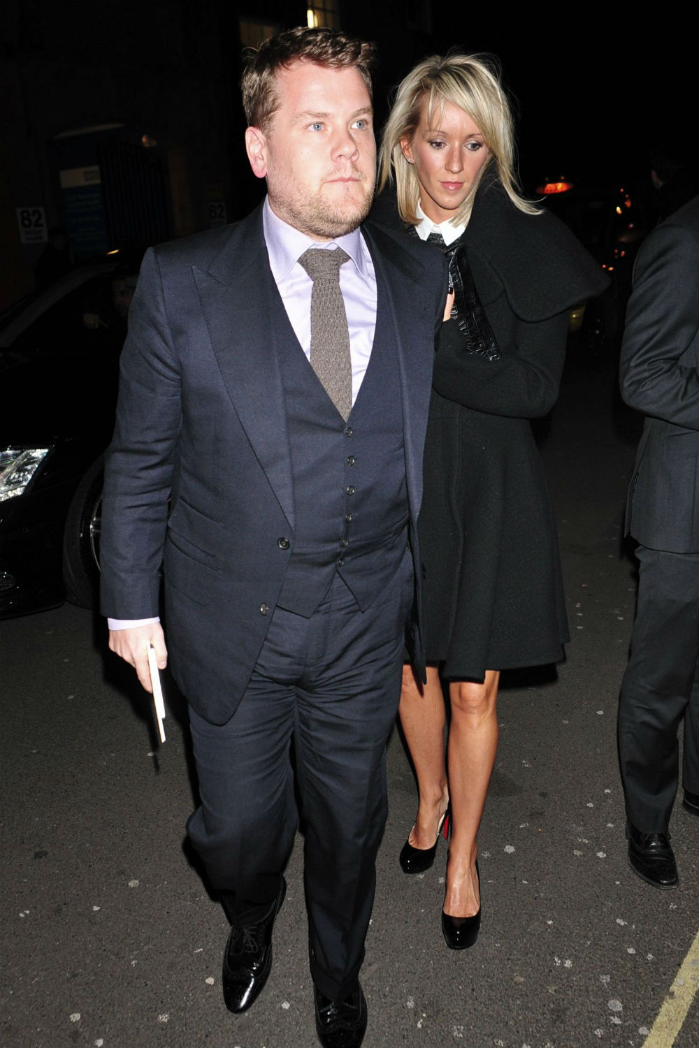 James Corden and Julia Carey at Tom Ford. James Corden and Julia Carey at Tom Ford.