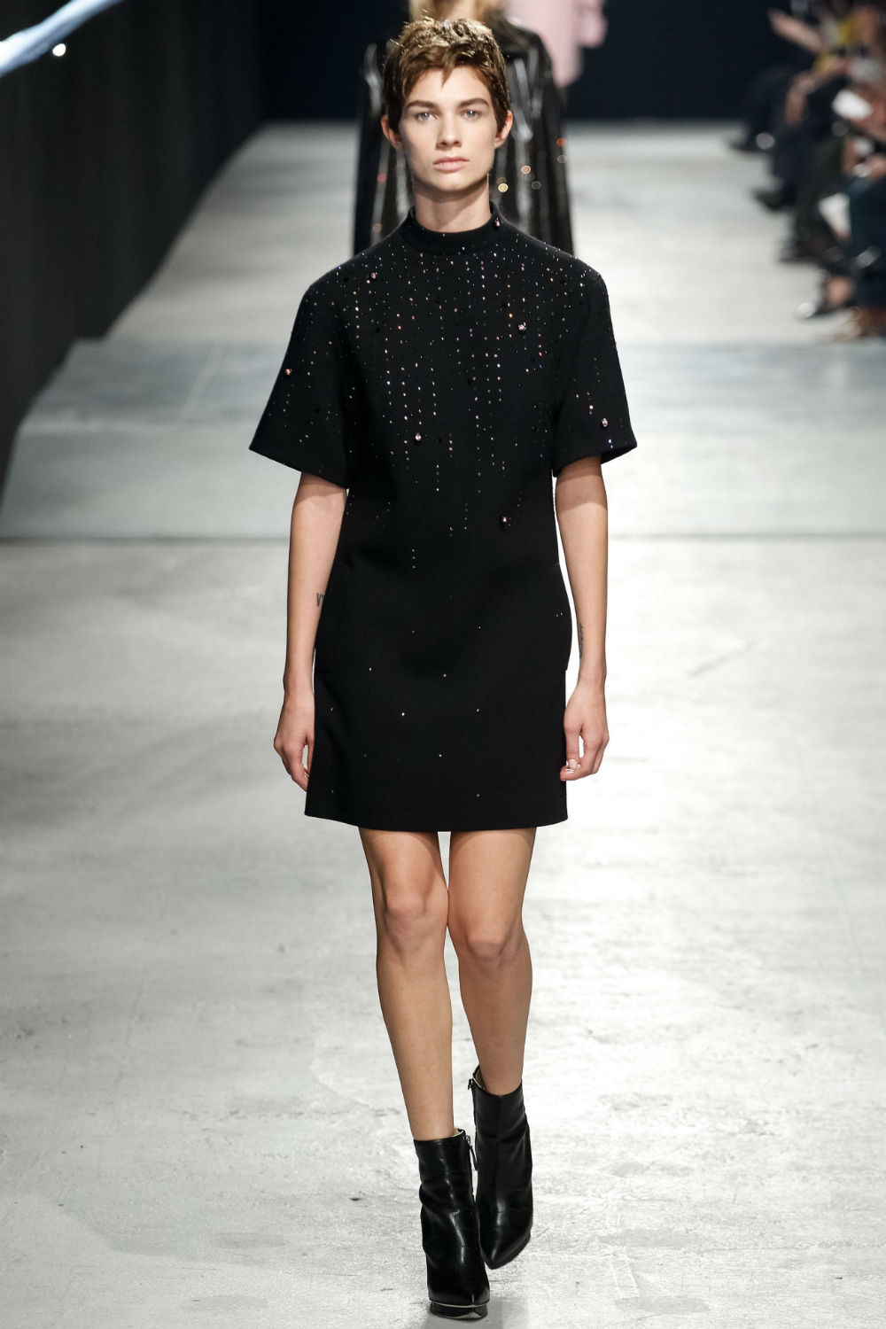 London Fashion Week trends: Black is the new colour of the season. London Fashion Week trends: Black is the new colour of the season.