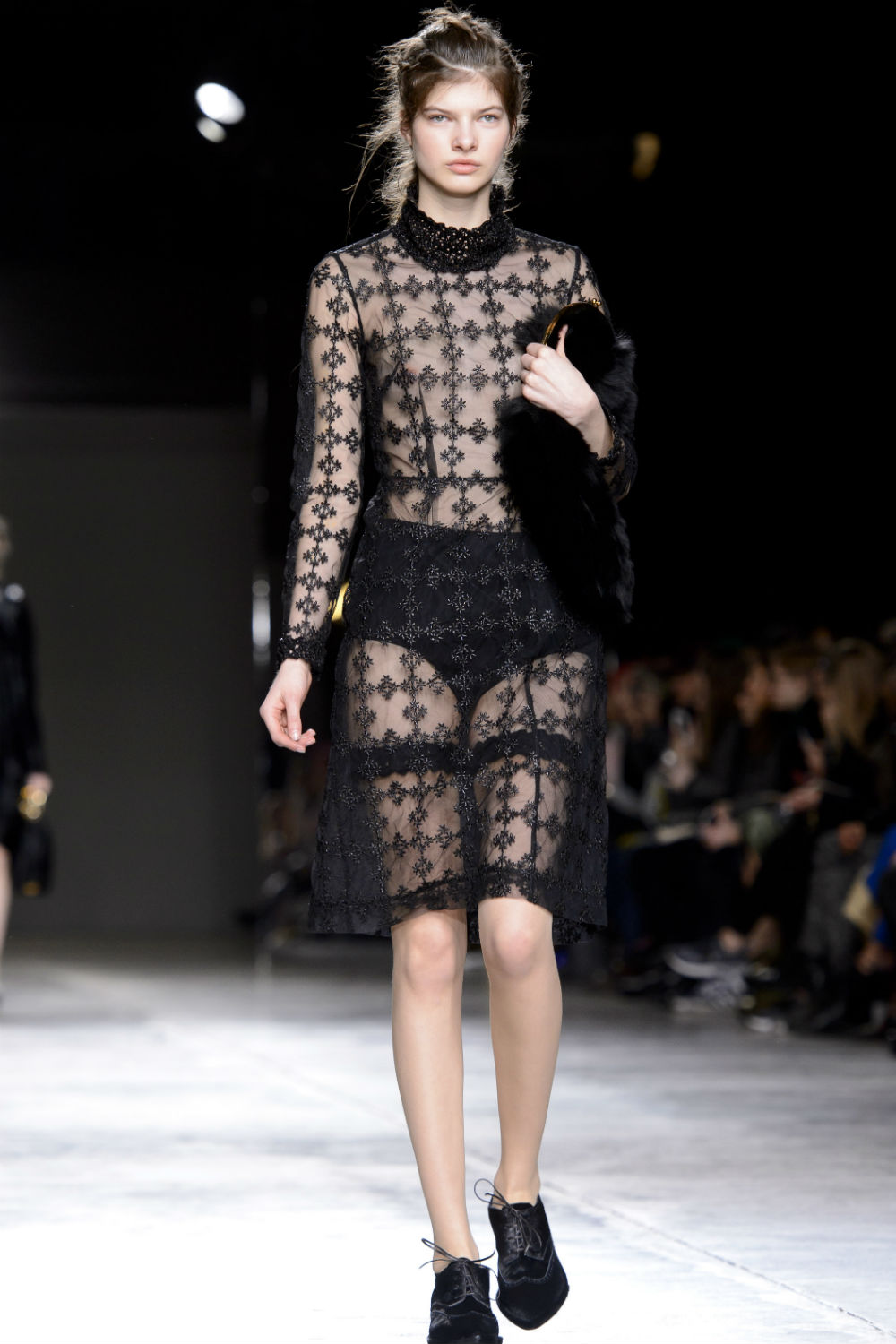 London Fashion Week trends: Black is the new colour of the season. London Fashion Week trends: Black is the new colour of the season.