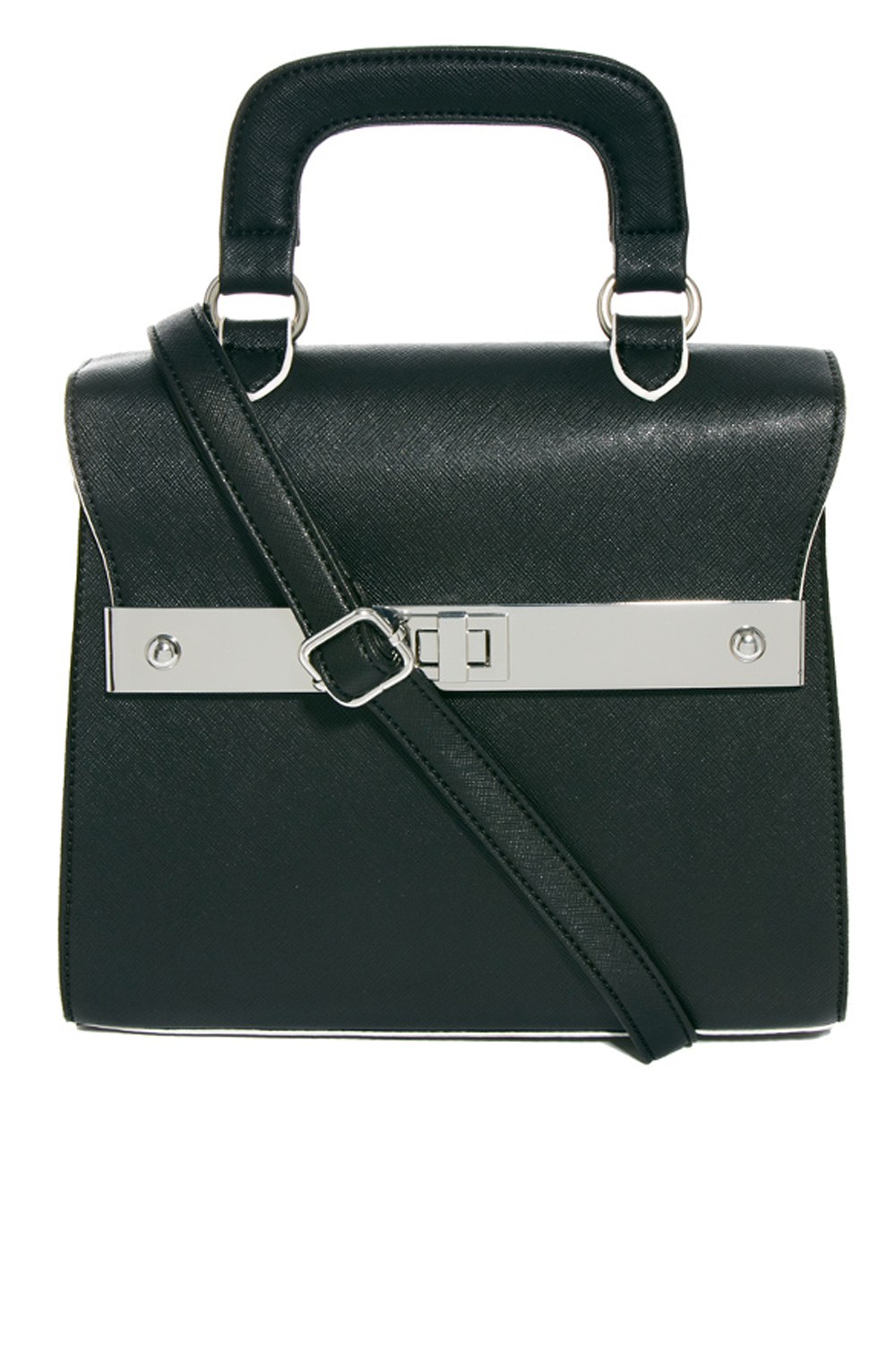 Asos Mini Top Handle Bag With Contrast Edge Asos Mini Top Handle Bag With Contrast Edge