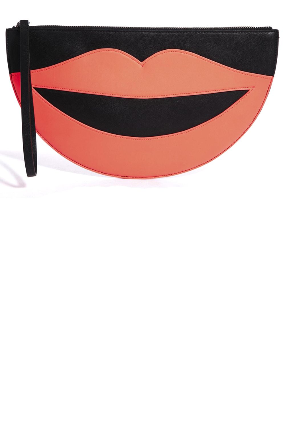 Monki Smile Lips Clutch Bag Monki Smile Lips Clutch Bag
