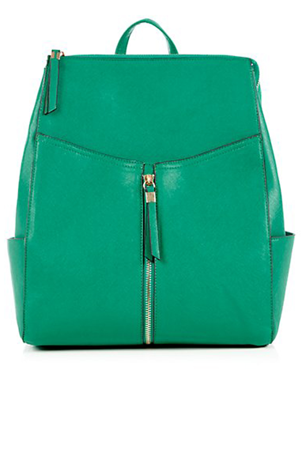 New Look Green Formal Zip Front Backpack New Look Green Formal Zip Front Backpack