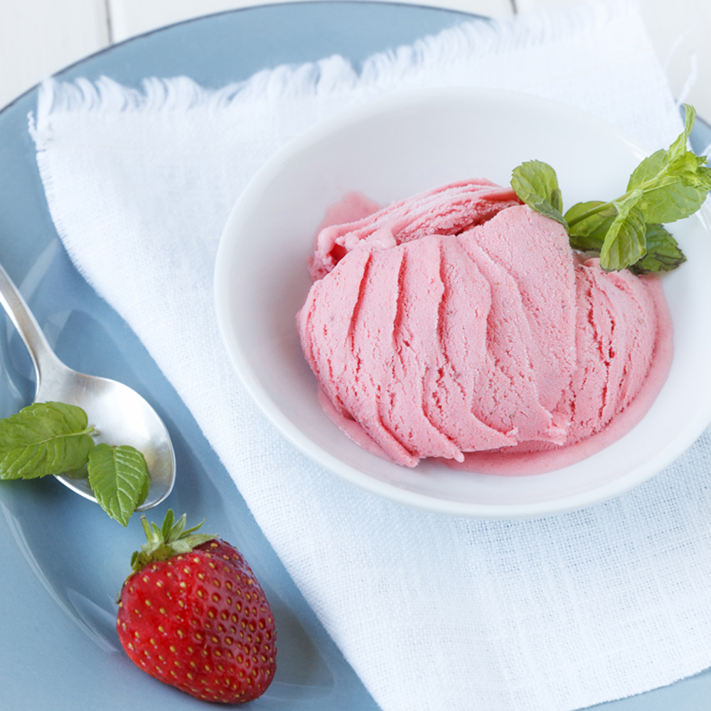 Strawberry ice cream
