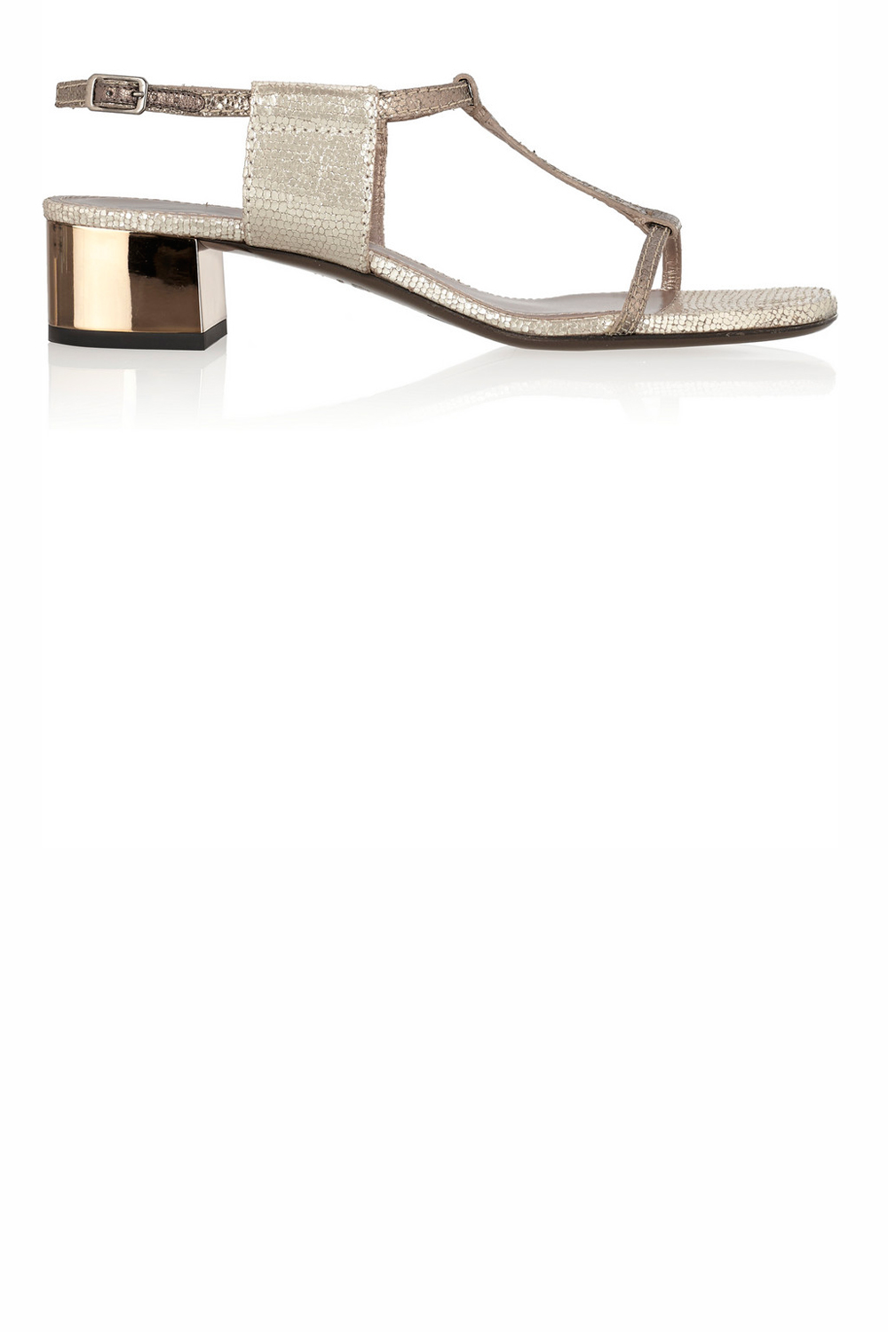 Lanvin Two-Tone Metallic Sandals, £465 Lanvin Two-Tone Metallic Sandals, £465