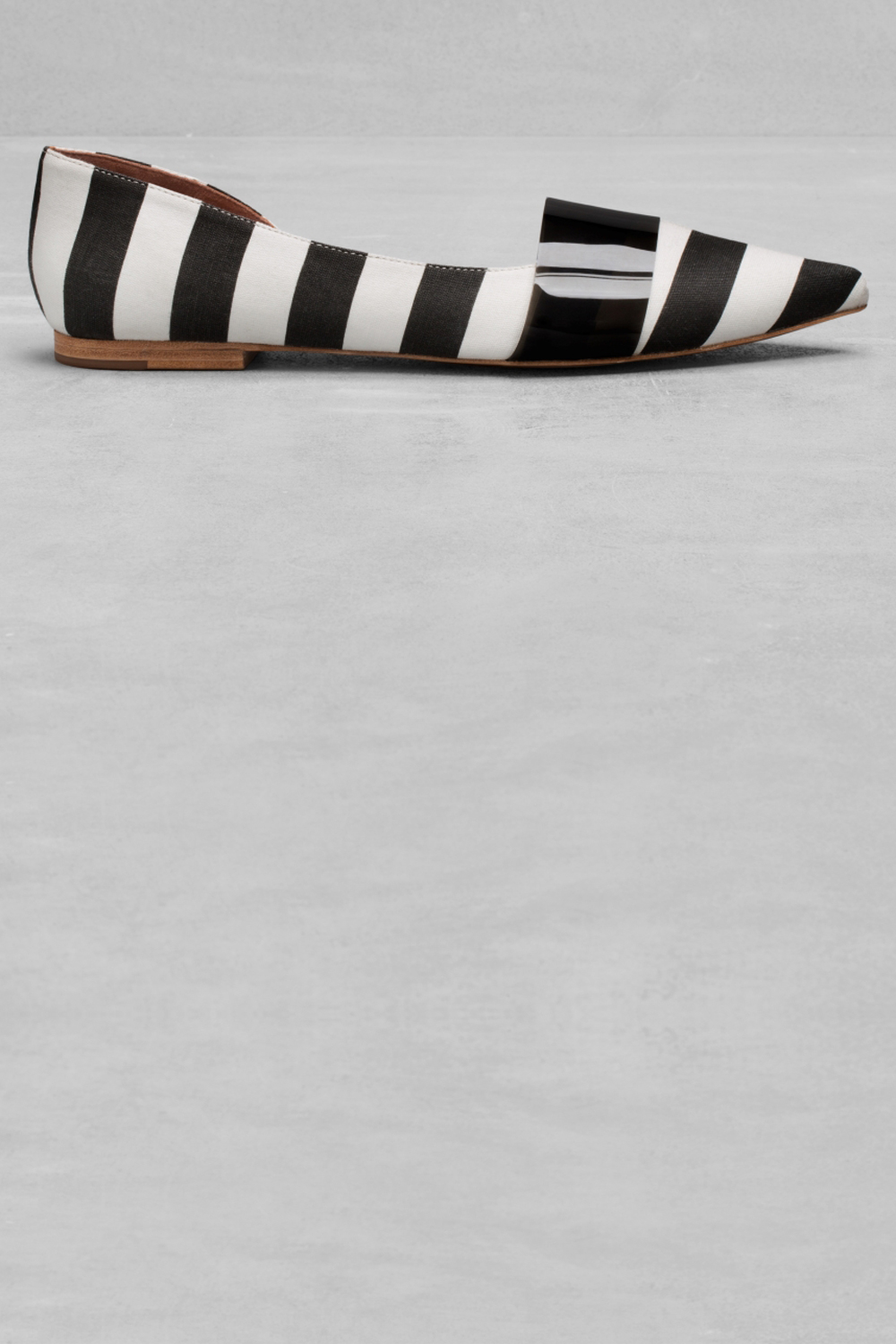 & Other Stories Monochrome Striped Slippers, £55 & Other Stories Monochrome Striped Slippers, £55