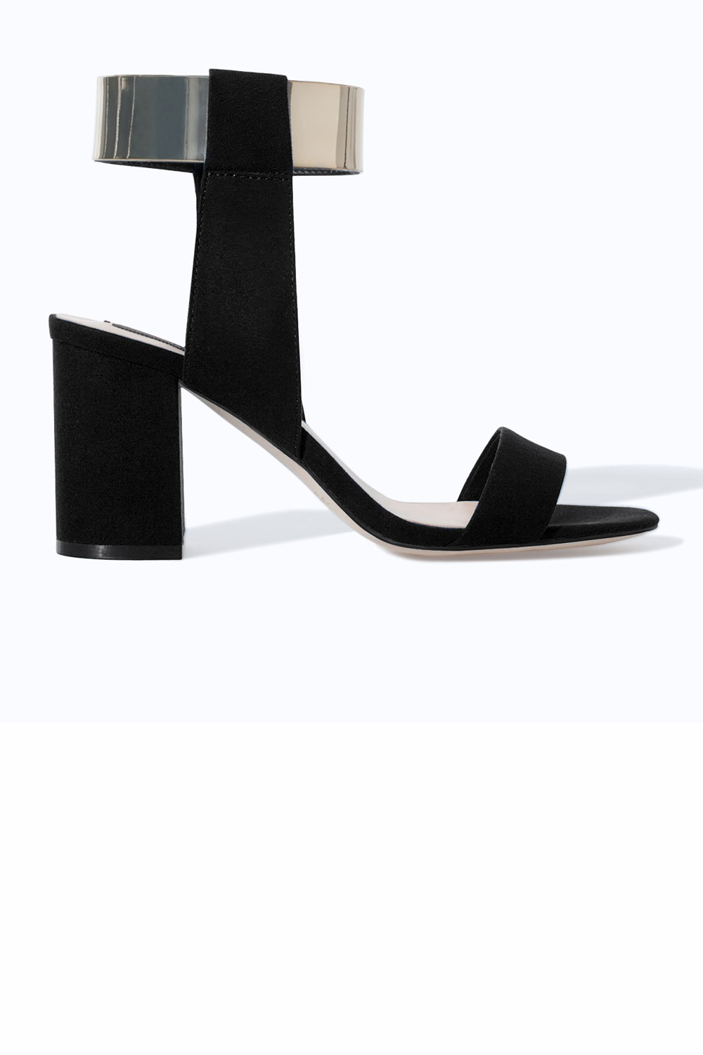 Zara Metal Ankle Strap Sandals, £29.99 Zara Metal Ankle Strap Sandals, £29.99