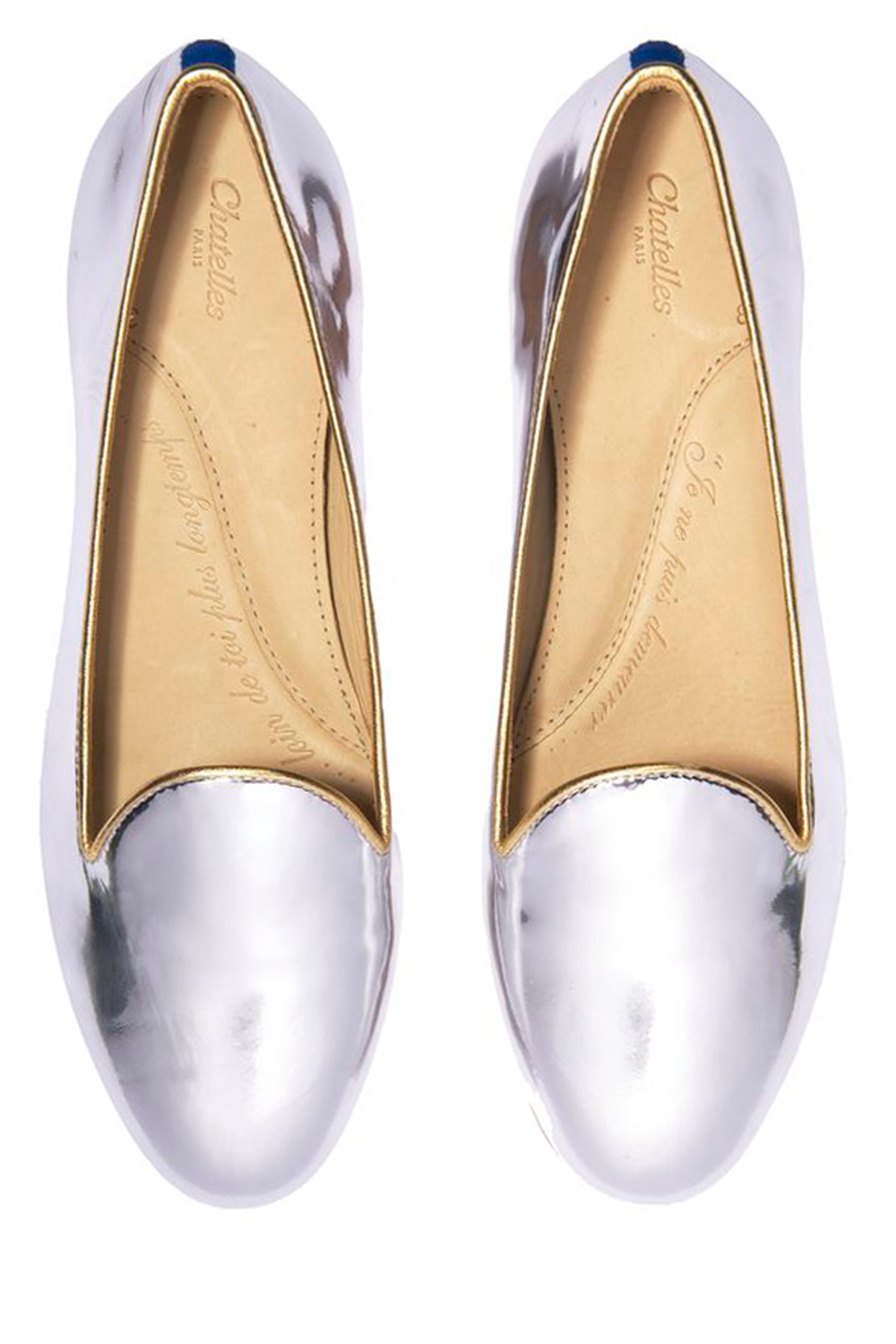 Chatelles Silver Slippers, £150 Chatelles Silver Slippers, £150
