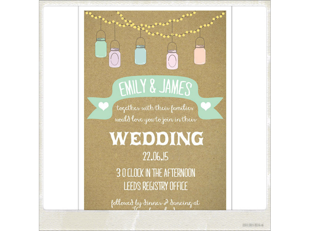 How to make wedding invitations uk
