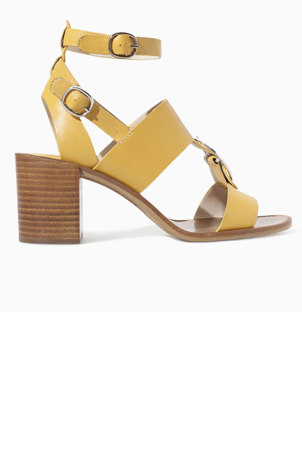 Zara Leather High Heel Sandal Zara Leather High Heel Sandal