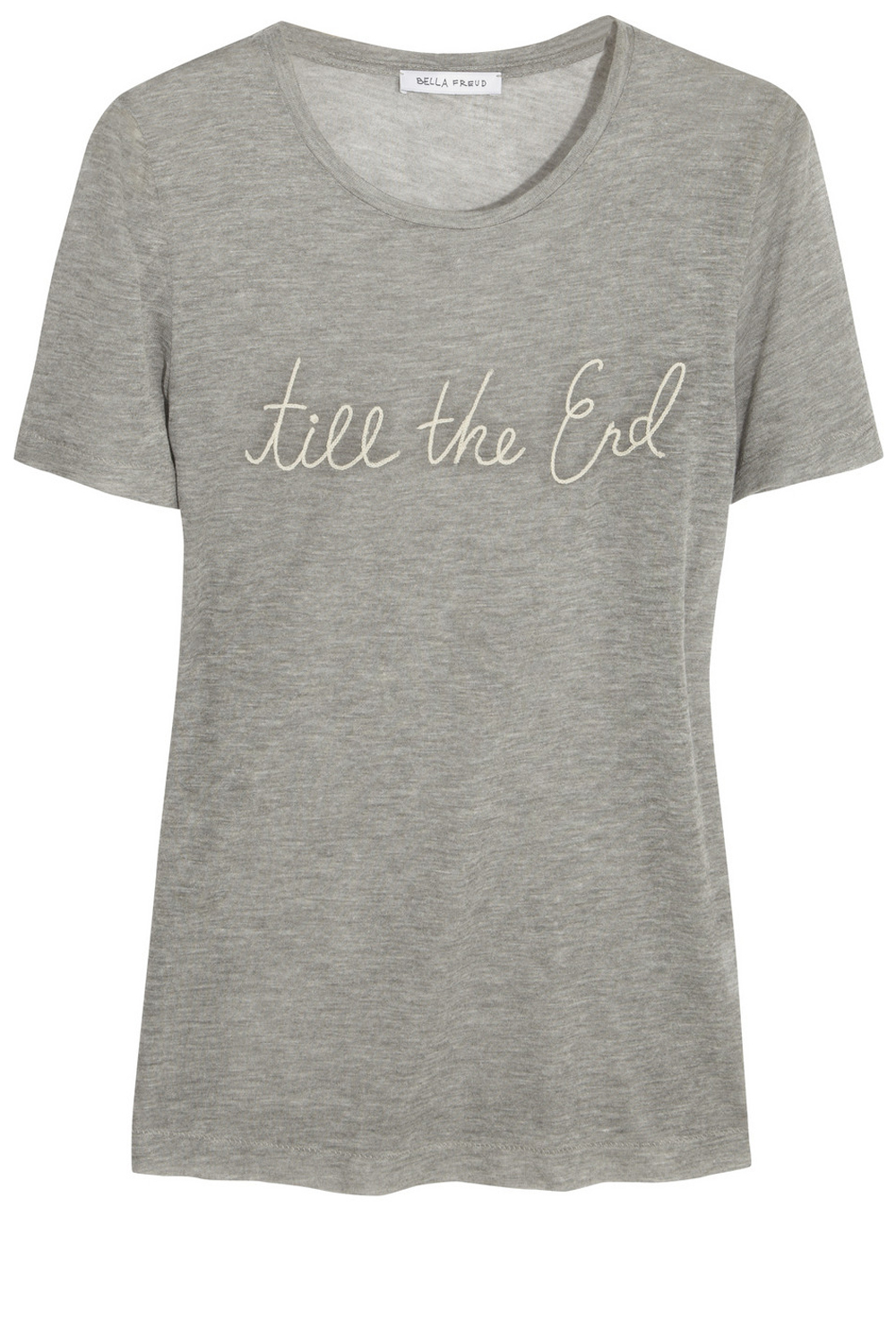 Bella Freud Till The End Jersey T-shirt Bella Freud Till The End Jersey T-shirt