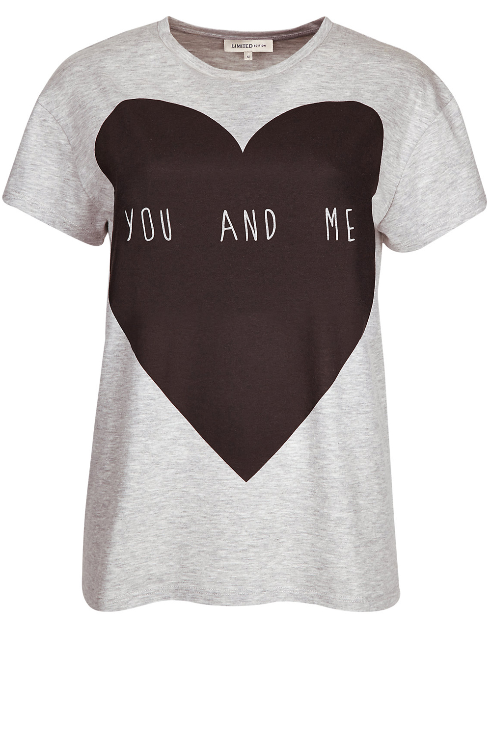 M&S 'You And Me' Slogan T-Shirt M&S 'You And Me' Slogan T-Shirt