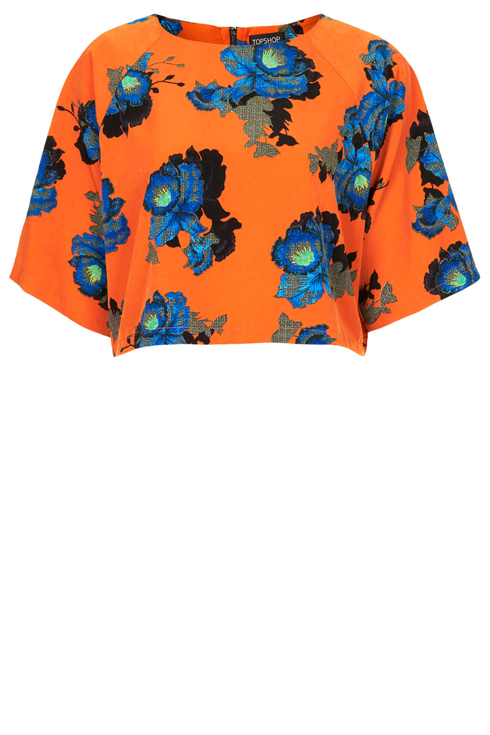 Topshop Orchid Shadow Crop Tee Topshop Orchid Shadow Crop Tee