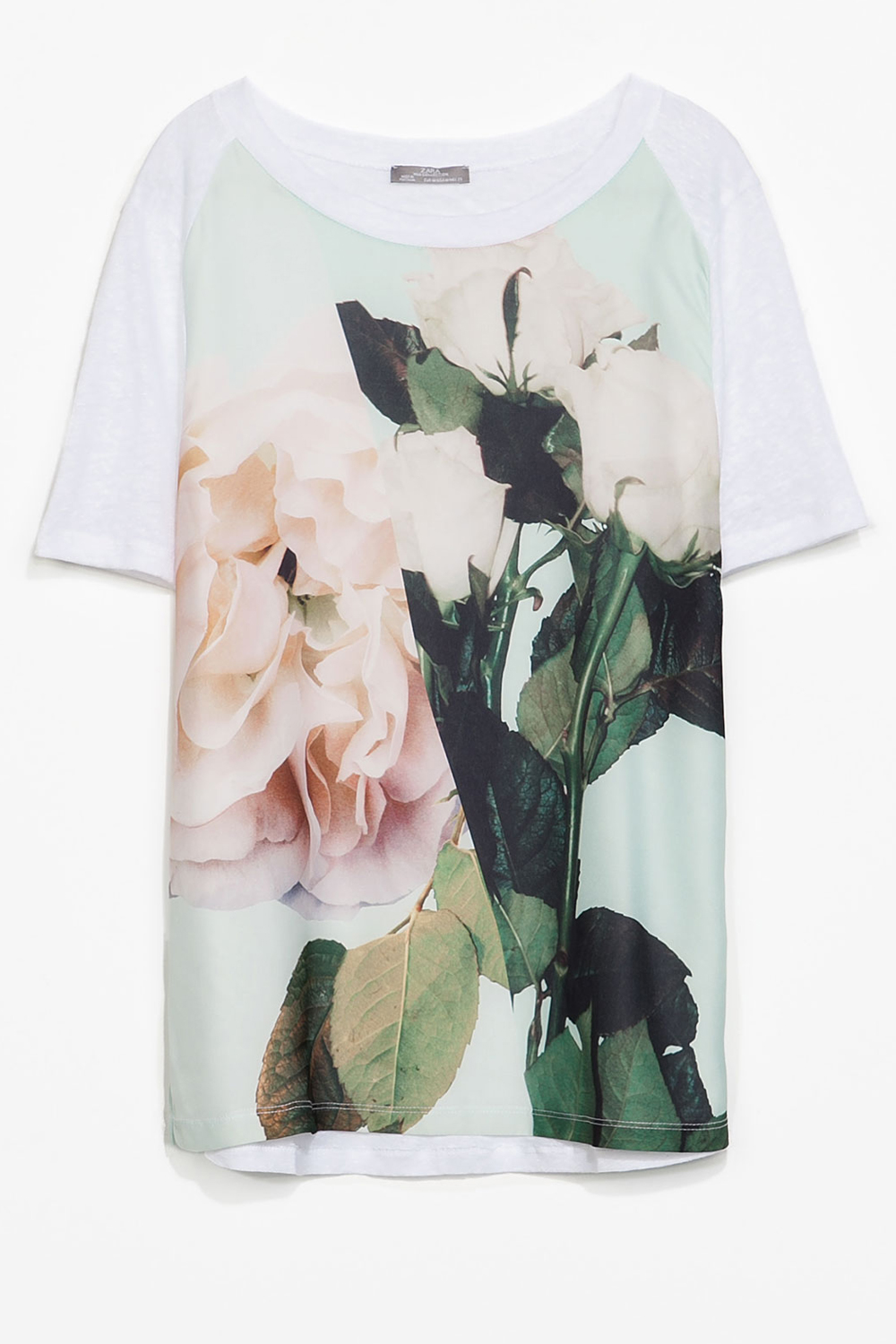 Zara Combined Printed T-Shirt Zara Combined Printed T-Shirt