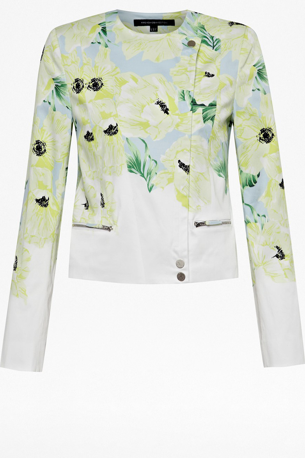 French Connection Holiday Poppy Cotton Jacket French Connection Holiday Poppy Cotton Jacket