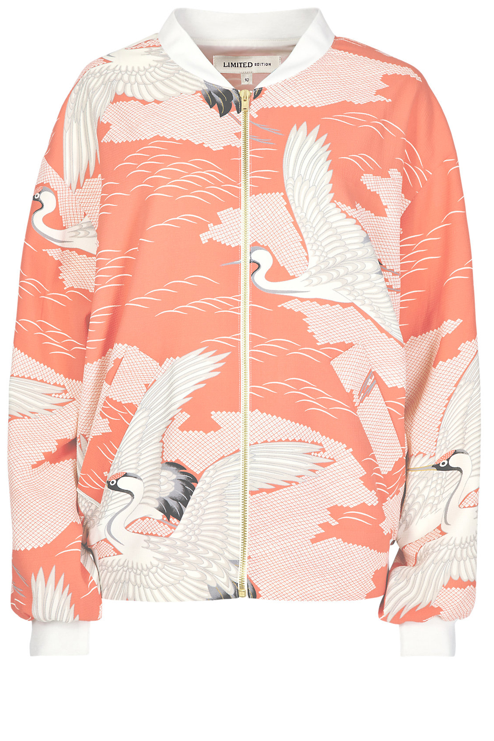M&S Stork Print Bomber Jacket M&S Stork Print Bomber Jacket