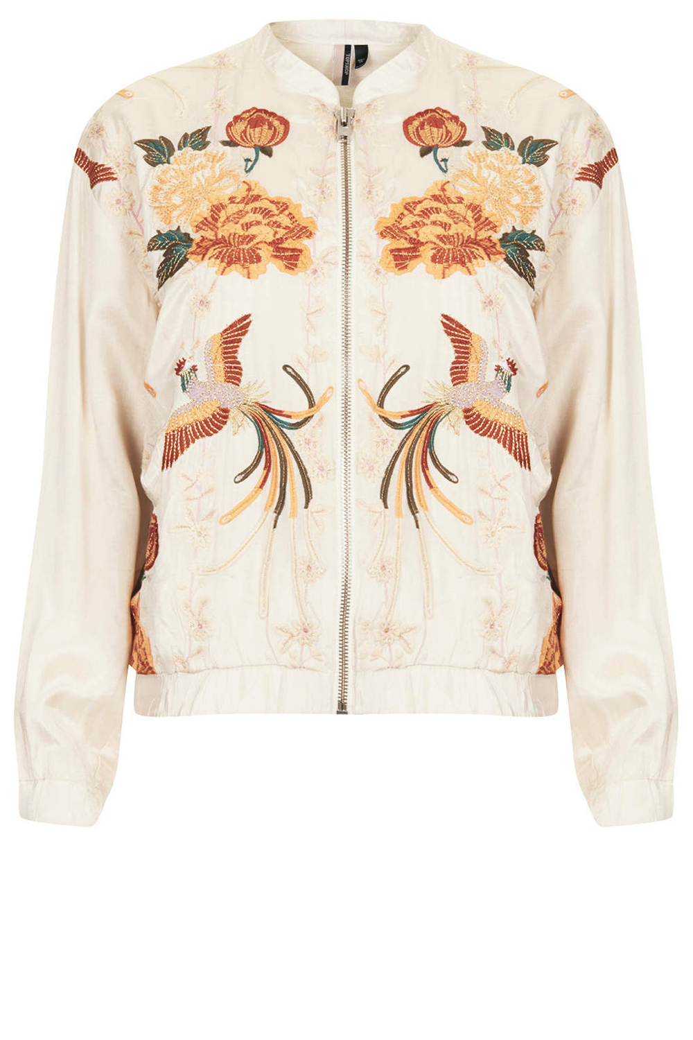 Topshop Bird Embroidered Bomber Jacket Topshop Bird Embroidered Bomber Jacket